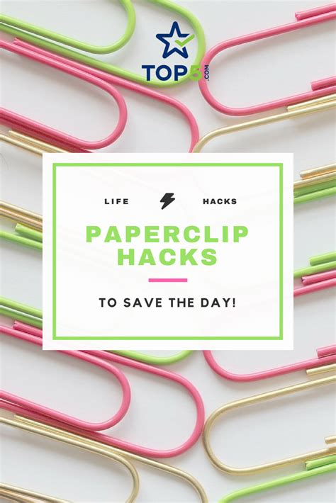 10 Genius Paper Clip Hacks To Save The Day With Images