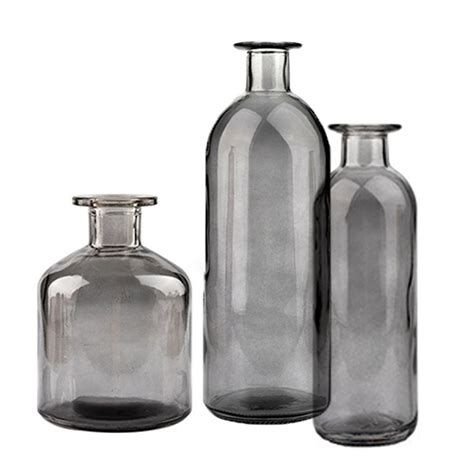 Home Decorative Nordic Glass Bottle Flower Vases Set Of 3 Shop Today Get It Tomorrow