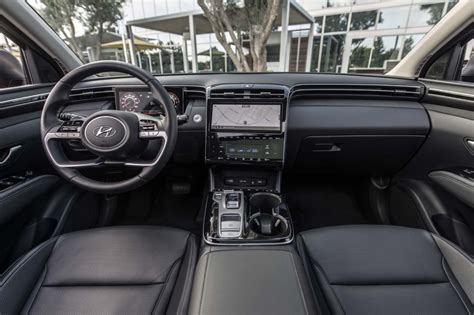 Just like the outside, the interior look is entirely different though it takes fewer risks. 2022 Hyundai Tucson Hybrid pricing parallels RAV4 and CR-V