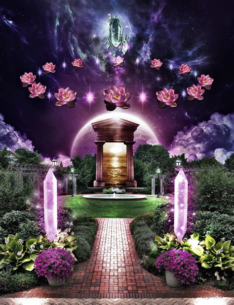 Mystical Crystal Garden In 5d By Iamcampagne On Deviantart