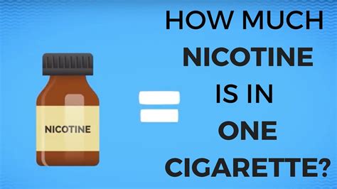 How Many Milligrams Of Nicotine Are In A Cigarette Renew Physical Therapy