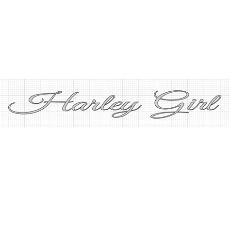 Harley Girl Car Decal Great For Car Windows Motorcycle Etsy