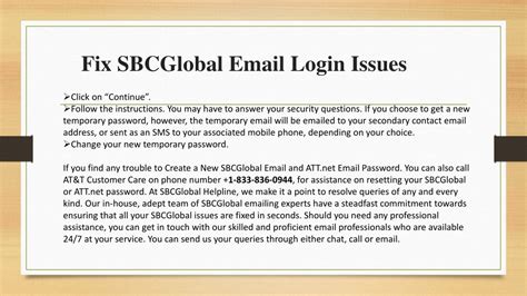 Ppt How To Fix Sbcglobal Email Login Problems 1 877 422 4489
