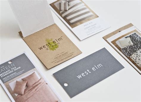 Express personal style at west elm® Packaging - West Elm on Behance | West elm furniture, West elm, Business card design