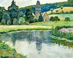 Paul Emile Pissarro (French, 1884 - 1972)L’église Saint-Denis, Lyons-la ...