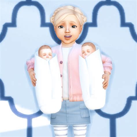 Boredsimscc Twinsies Sims 4 Twin Babies Pose Pack