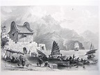British Hong Kong - 1841年英屬香港九龍尖沙咀砲台(懲膺砲台)鋼板畫(保真), 興趣及遊戲, 收藏品及紀念品, 郵票及 ...