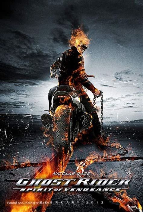 Movie Poster Image For Ghost Rider Spirit Of Vengeance 2011 Ghost