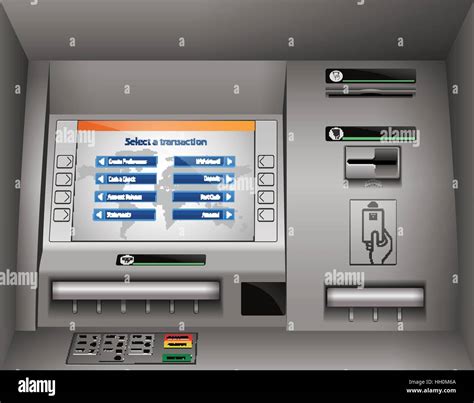 Atm Automated Teller Machine Cash Concept Stock Vector Image And Art