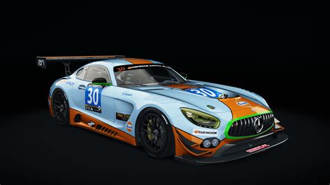 Skins Ram Racing Gulf Amg Gt Overtake Formerly Racedepartment