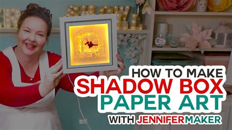 DIY Shadow Box Paper Art with a Free Template to Customize! - YouTube