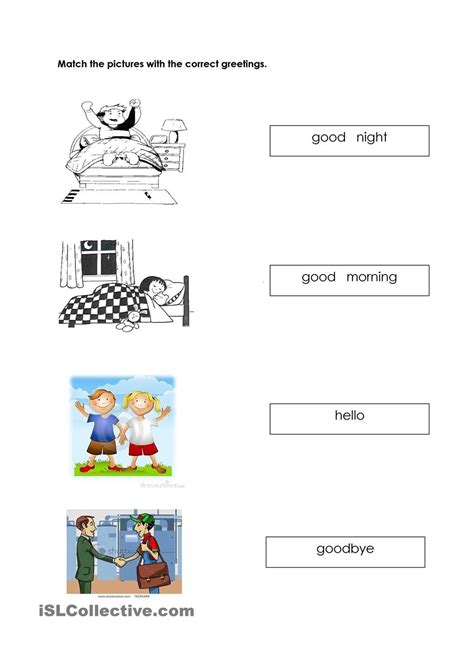 Greetings Kindergarten Worksheets Worksheets For Kids Kindergarten