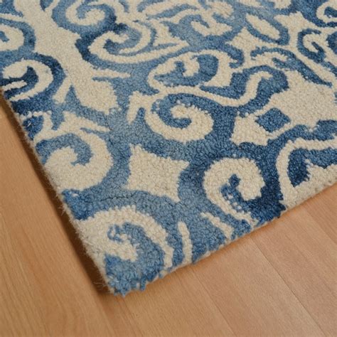 fresco rugs in blue buy online from the rug seller uk