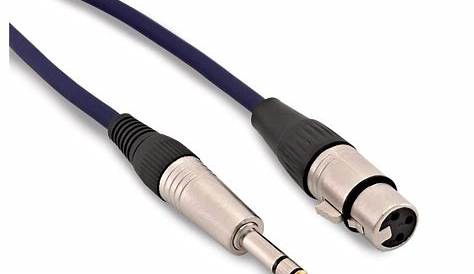 cable xlr jack stereo
