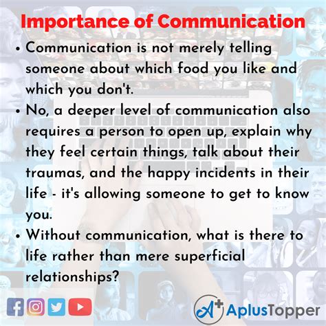 Essay On Importance Of Communication Importance Of Communication