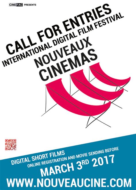 Call For Entries 13th Edition Nouveaux Cinemas Film Festival