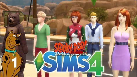 The Sims 4 Scooby Doo Part 1 สคูบี้ดูบริษัทป่วนผีไม่จํากัด Youtube