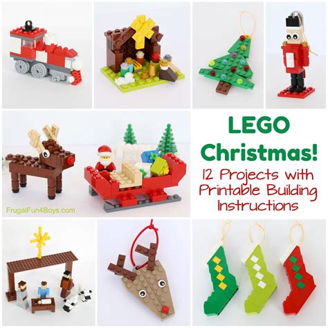 Christmas Projects To Build With Lego® Bricks Printable Building
