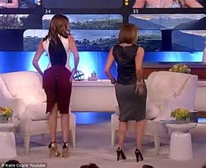 Sofia Vergara Showcases Some Sexy Hip Wiggling With Katie Couric