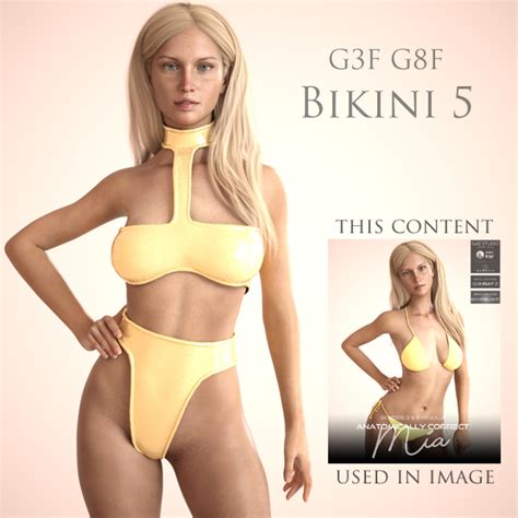 Digital Creations Poser And DAZ Studio Content FREE Bikini For Genesis Female And Genesis