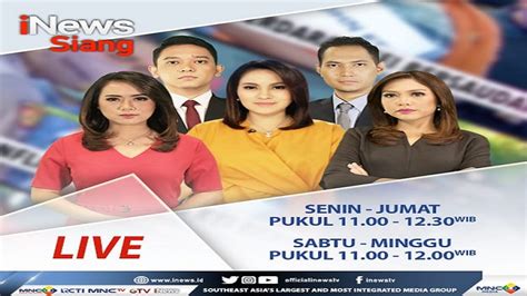 Inews Siang Live Di Inews Dan Rcti Selasa Pukul 1100 Nasib Bansos