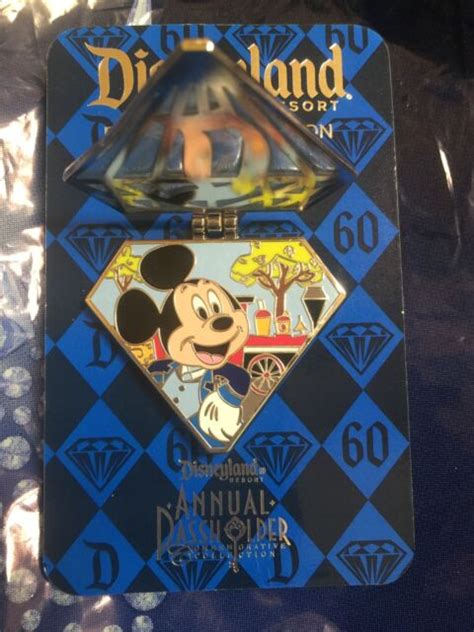 Disneyland Diamond Pin Mickey Mouse Annual Passholder Exclusive Le Disney Ebay