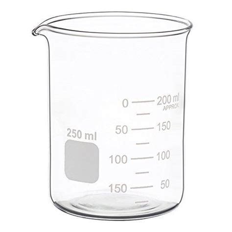 China Customized Laboratory Borosilicate Pyrex Glass Beaker 250ml 500ml