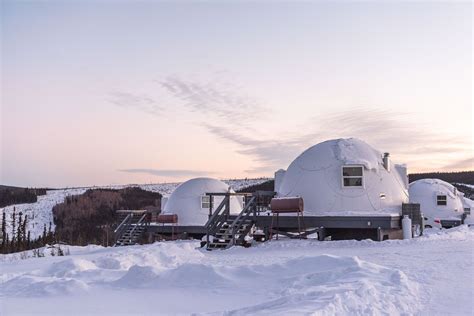 borealis basecamp is a luxury glamping resort in fairbanks alaska boasting a total of 15 igloos