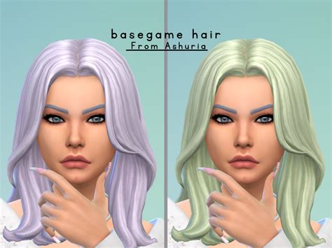 The Sims Resource Wave Medium Hair