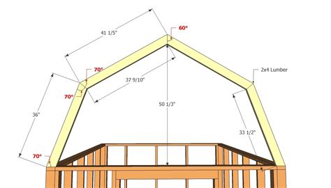 Gambrel Shed Plans Build The Actual Shed That You Often Wanted