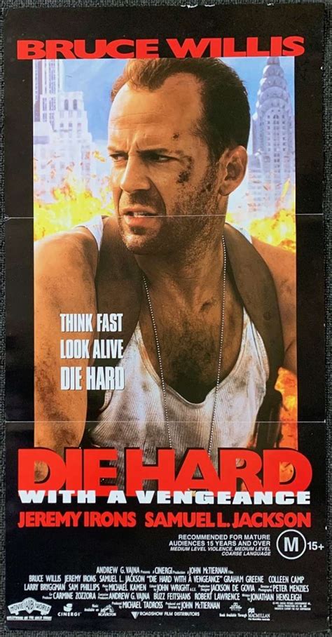 All About Movies Die Hard 3 With A Vengeance Poster Original Daybill