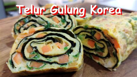 Bernama asli gyeran mari, telur gulung ala korea ini tak hanya menarik secara visual melainkan juga lezat dinikmati kala sarapan tiba. Cukup 6 bahan, cara mudah bikin telur gulung korea - YouTube