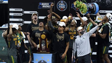 Ncaa 2021 Championship Baylor Blows Out Gonzaga In Shocking Dominant Fashion To Win First