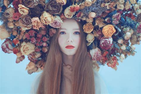 500px Blog 45 Fantastic Flower Crown Portraits To Fall In Love With