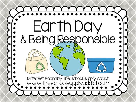 Pin On Earth Day And Being Responsible
