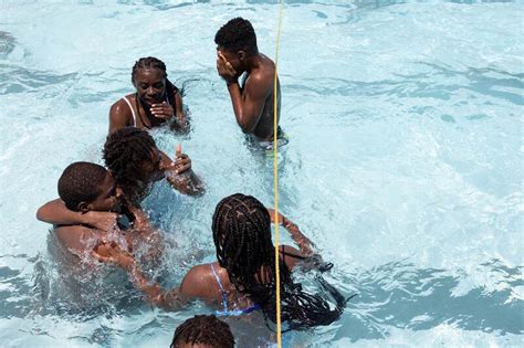 swimming for all poolside or the beach minorities face barriers