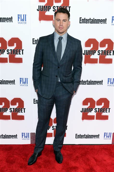 Channing Tatum Attends 22 Jump Street Premiere In Giorgio Armani The