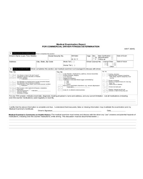 2021 Medical Form Fillable Printable Pdf And Forms Handypdf Images
