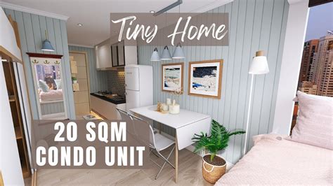 Gorgeous Modern Chic 20 Sqm Tiny Home Studio Condo Apartment Unit Youtube