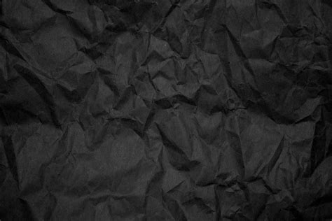 Crumpled Black Paper Texture Picture Free Photograph Photos Public