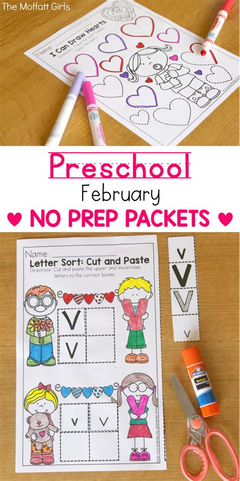 February Fun Filled Learning Preschool Activities Writing Center