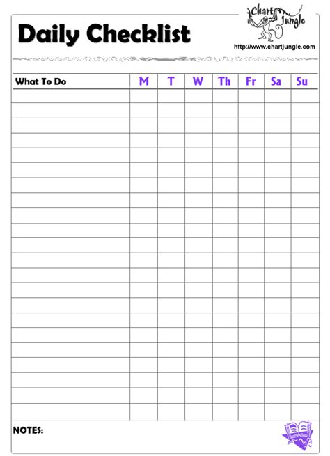 Free Printable Charts And Checklists Web Below You Will Find A List Of