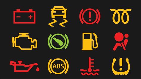 what does the yellow warning light in a car mean car retro