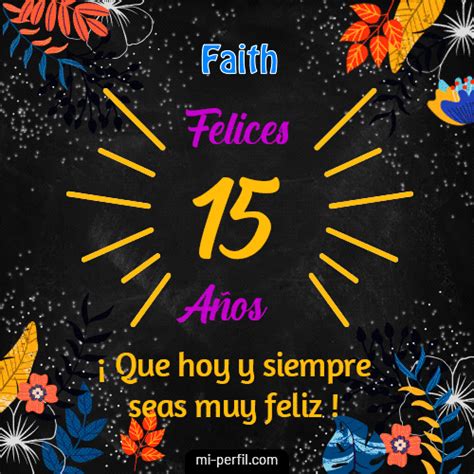 🎂feliz 15 Años Faith