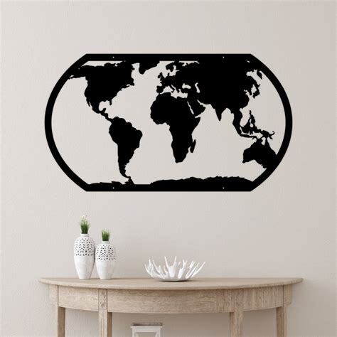 Traveler World Map Magnetic Board World Travel Decorations Custom