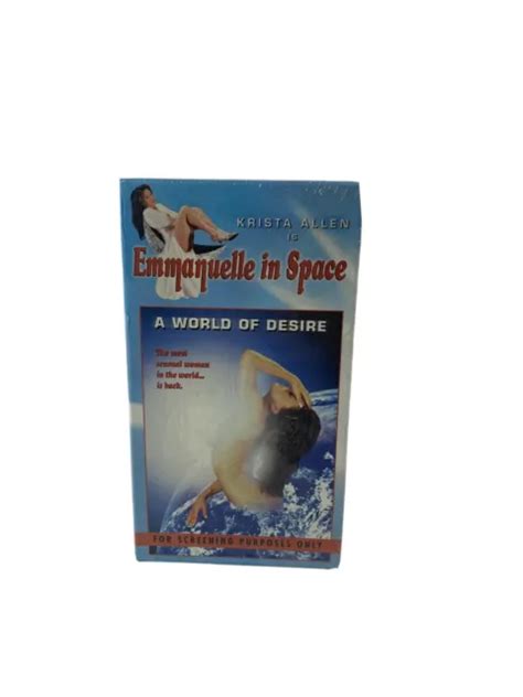 Emmanuelle In Space Unrated Vhs Video Screener Krista Allen World Of Desire Picclick
