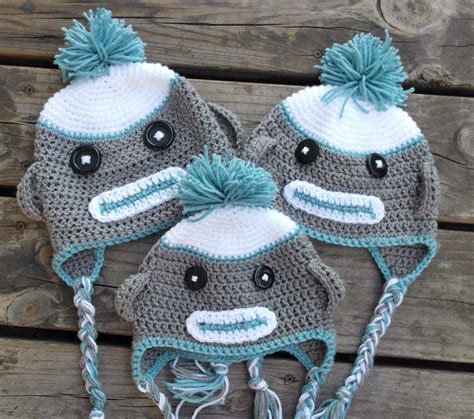 Crochet Sock Monkey Hat on Luulla