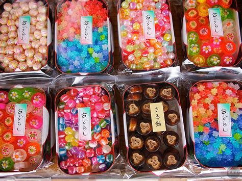 Colorful Traditional Candy Kyoto Japan As Seen In Front O Flickr