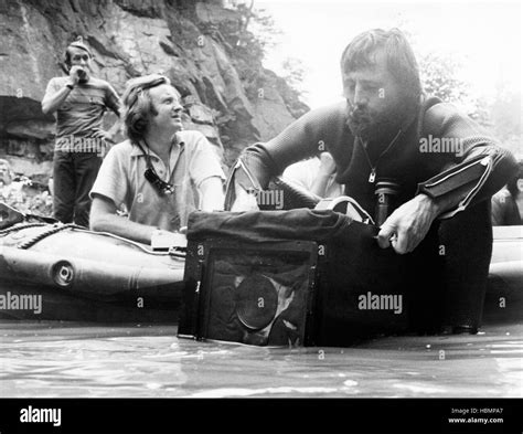 Deliverance Producer Director John Boorman Seated In Short Sleeves Waiting For