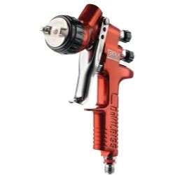 Devilbiss 703661 Tekna Copper Gravity Feed Spray Gun With 1 3 And 1 4